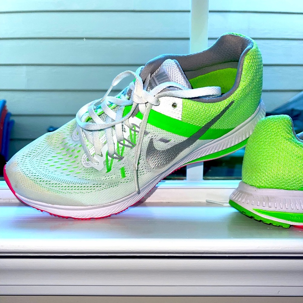 Pink & Green Nikes
